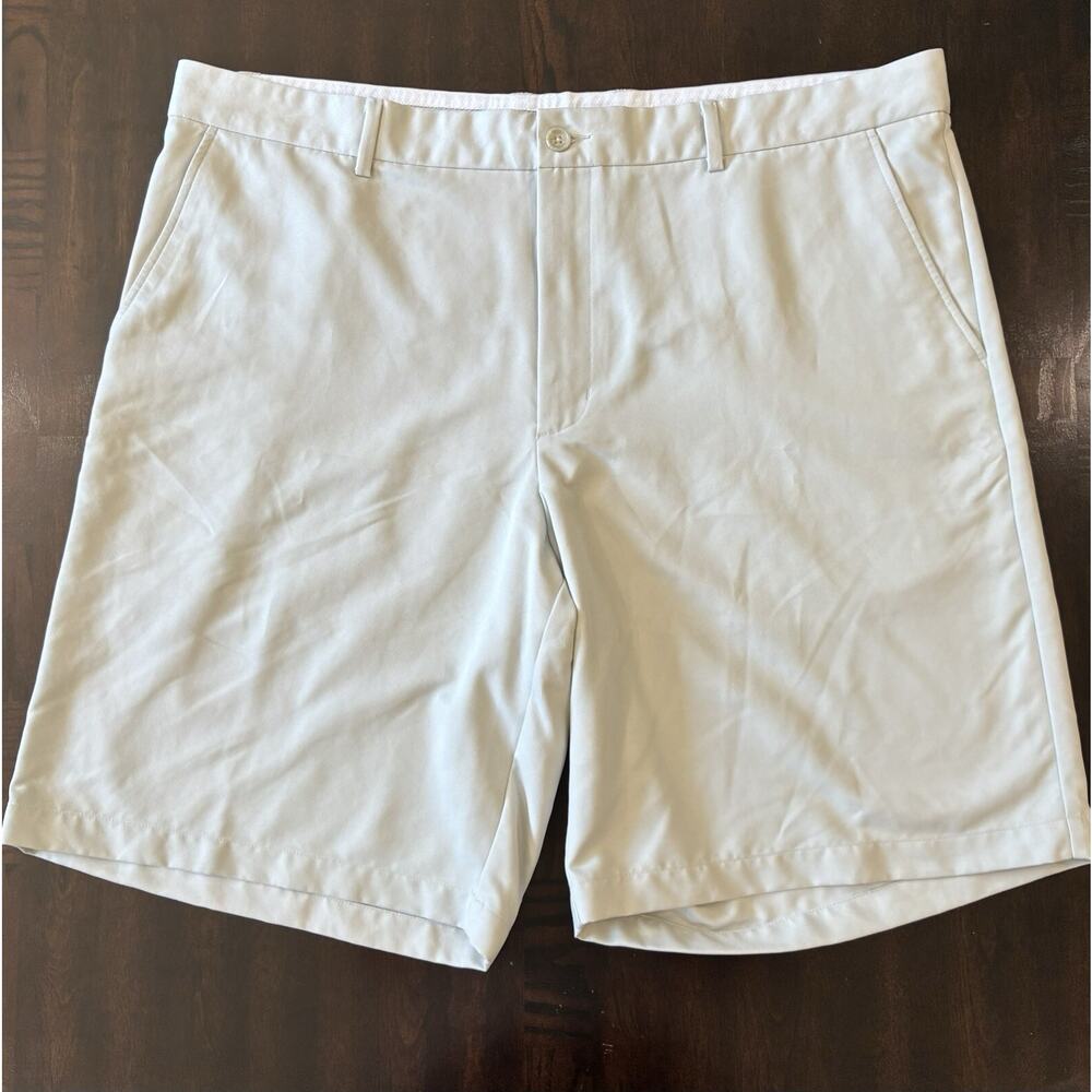 Greg Norman for Tasso Elba Men’s Kakhi Light Gray Golf Shorts Size 42 NWOT